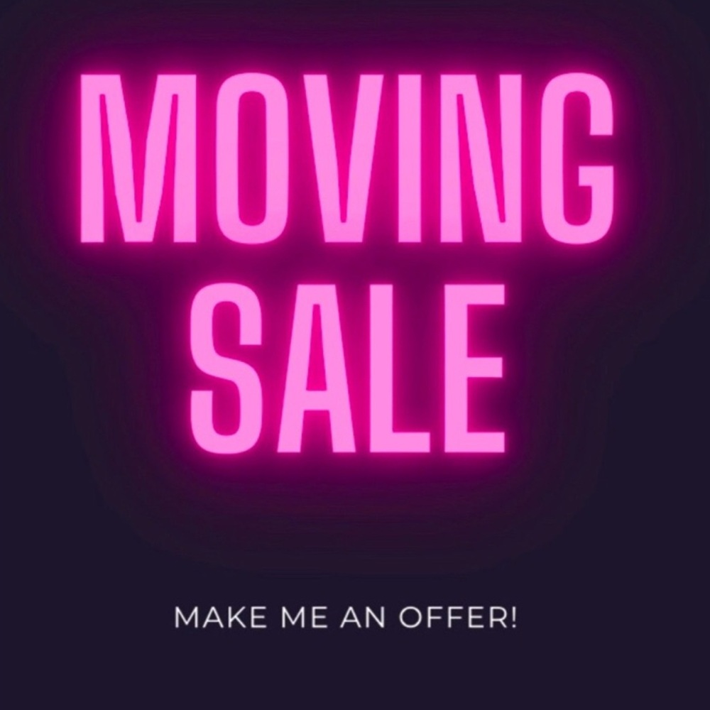 Moving Sale Sign